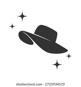 Hat logo icon design template