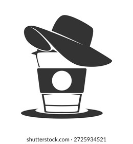 Hat logo icon design template