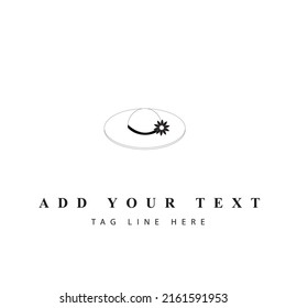 hat logo illustration vector art