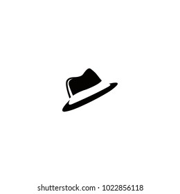 Hat logo vector abstract shape template modern