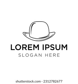 hat logo vector illustration isolated on white background