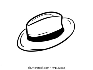 Hat Man Vector Doodle Stock Vector (Royalty Free) 791183566 | Shutterstock