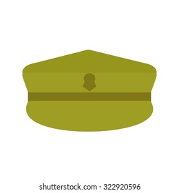 Hat, military, uniform icon vector image. Can also be used for military. Suitable for use on web apps, mobile apps and print media.