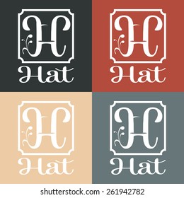 hat monogram
