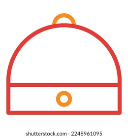 hat multicolor red illustration vector and logo new year icon perfect. Icon sign from modern collection for web. Nice design perfect.