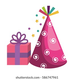 hat party isolated icon