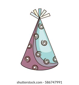 hat party isolated icon
