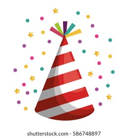 hat party isolated icon