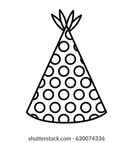hat party isolated icon