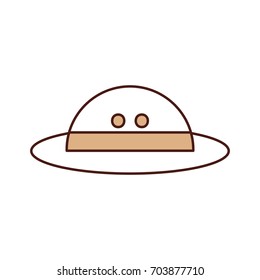 hat safari isolated icon