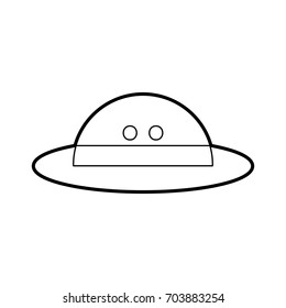 hat safari isolated icon