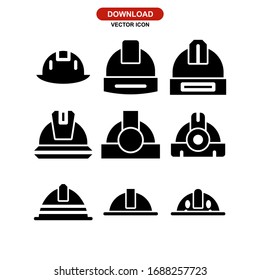 hat safety icon or logo isolated sign symbol vector illustration - Collection of high quality black style vector icons

