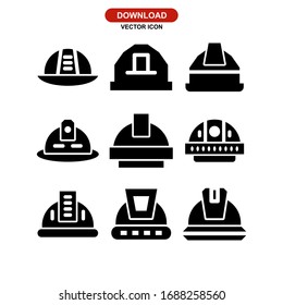 hat safety icon or logo isolated sign symbol vector illustration - Collection of high quality black style vector icons
