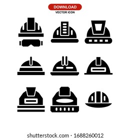 hat safety icon or logo isolated sign symbol vector illustration - Collection of high quality black style vector icons
