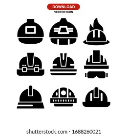 hat safety icon or logo isolated sign symbol vector illustration - Collection of high quality black style vector icons
