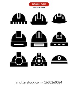 hat safety icon or logo isolated sign symbol vector illustration - Collection of high quality black style vector icons
