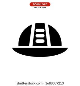 hat safety icon or logo isolated sign symbol vector illustration - high quality black style vector icons
