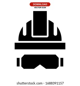 hat safety icon or logo isolated sign symbol vector illustration - high quality black style vector icons
