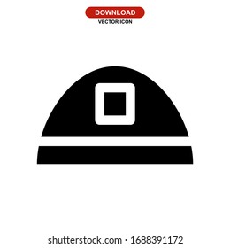 Icono de seguridad o logotipo símbolo de signo aislado Ilustración vectorial - Iconos vectoriales de estilo negro de alta calidad
