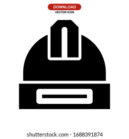 hat safety icon or logo isolated sign symbol vector illustration - high quality black style vector icons
