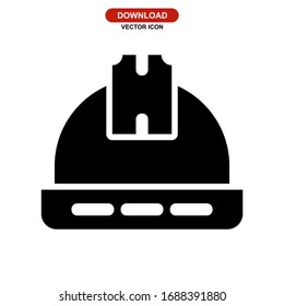 hat safety icon or logo isolated sign symbol vector illustration - high quality black style vector icons
