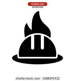 hat safety icon or logo isolated sign symbol vector illustration - high quality black style vector icons
