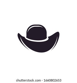 Hat sherif icon logo creative illustration