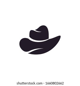 Hat sherif icon logo creative illustration