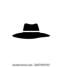 Hat Silhouette Icon - Vintage and Modern Headwear Illustration for Fashion and Costume Design