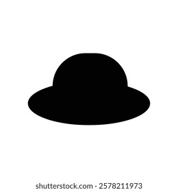 Hat silhouette vector design isolated on a white background