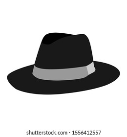 Hat simple illustration clip art vector