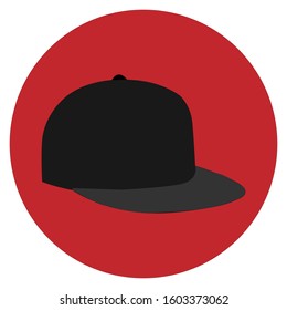 Hat simple illustration clip art vector
