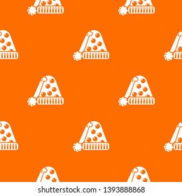 Hat for sleep pattern vector orange for any web design best