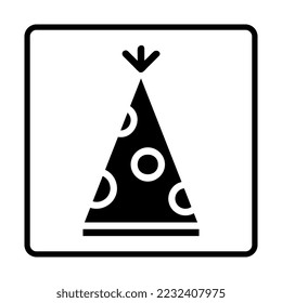 Hat solid Icon. Social media sign icons. Vector illustration isolated for graphic, web design, apps and websites