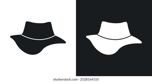 Hat solid vector icon pack