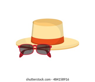 hat and sunglasses icon