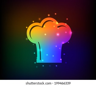 Hat symbol,Rainbow vector