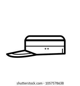 hat trandy icon vector template