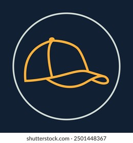 Hat trendy icon deceptive abstract vector illustration colorful artwork beautiful design.eps