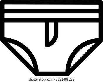 hat underwear price tag line icons