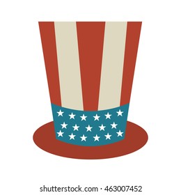 hat united states of america vector isolated graphic