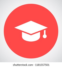 hat for the university vector icon 10 eps
