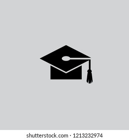 hat for the university vector icon 10 eps