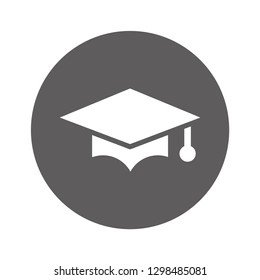 hat for the university vector icon 10 eps