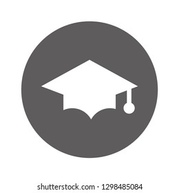 hat for the university vector icon 10 eps