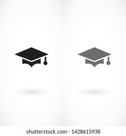 hat for the university vector icon 10 eps , Lorem ipsum Flat design