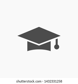 hat for the university vector icon 10 eps , Lorem ipsum Flat design