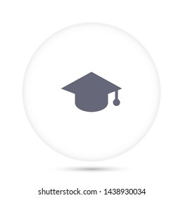 hat for the university vector icon 10 eps , Lorem ipsum Flat design