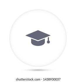 hat for the university vector icon 10 eps , Lorem ipsum Flat design