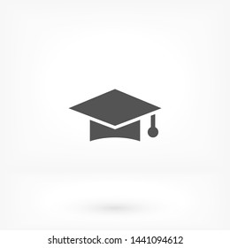 hat for the university vector icon 10 eps , Lorem ipsum Flat design